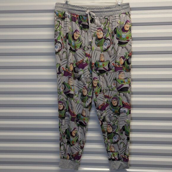 Disney Toy Story Size XL Buzz Light-year Jogger Pajama Pants with drawstring - Picture 1 of 8